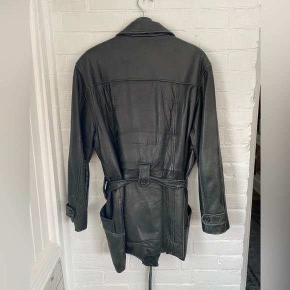 DANIER LEATHER COAT - Picture 5 of 7